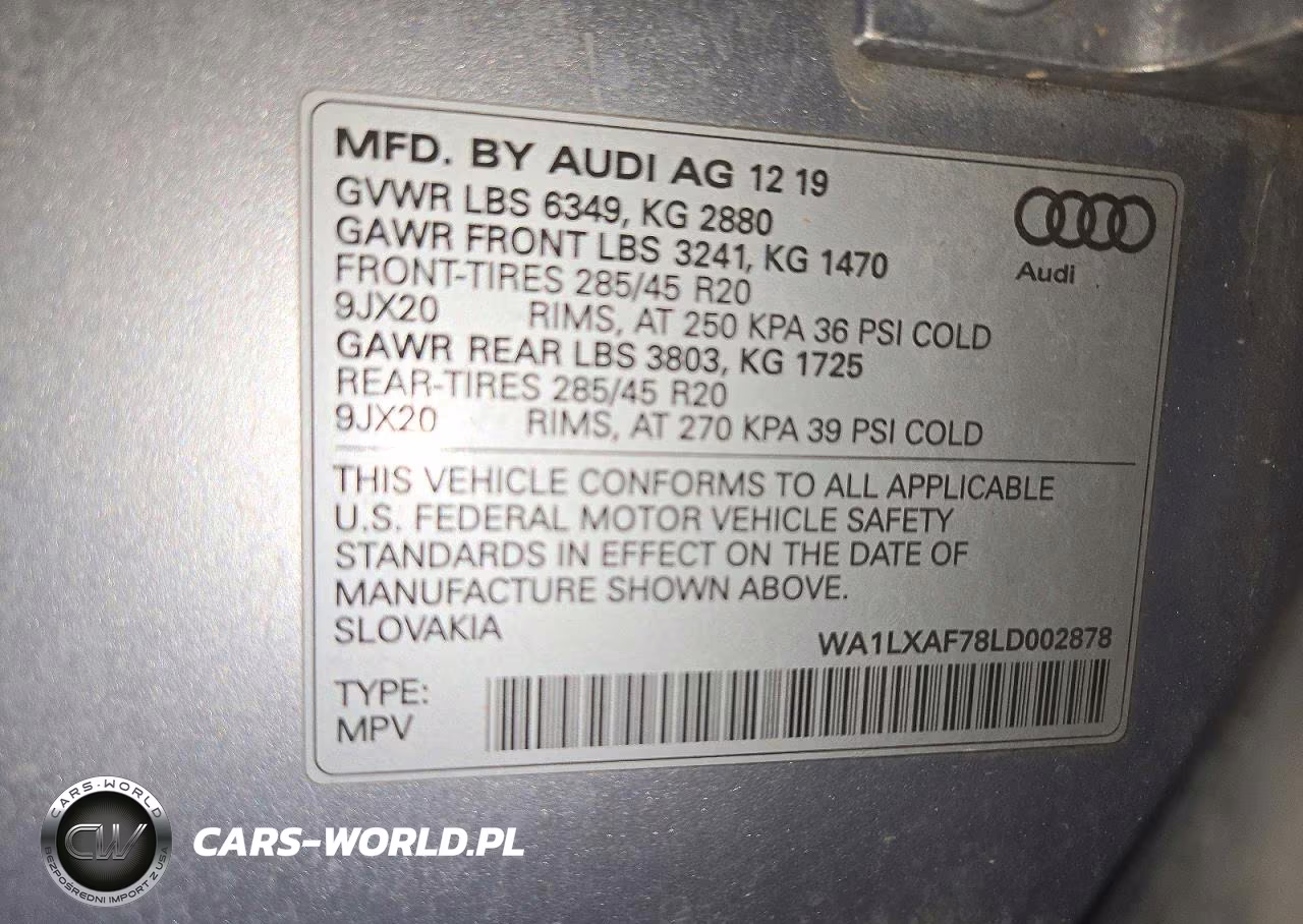 2020 Audi Q7 Premium Plus VIN:WA1LXAF78LD002878 - 13