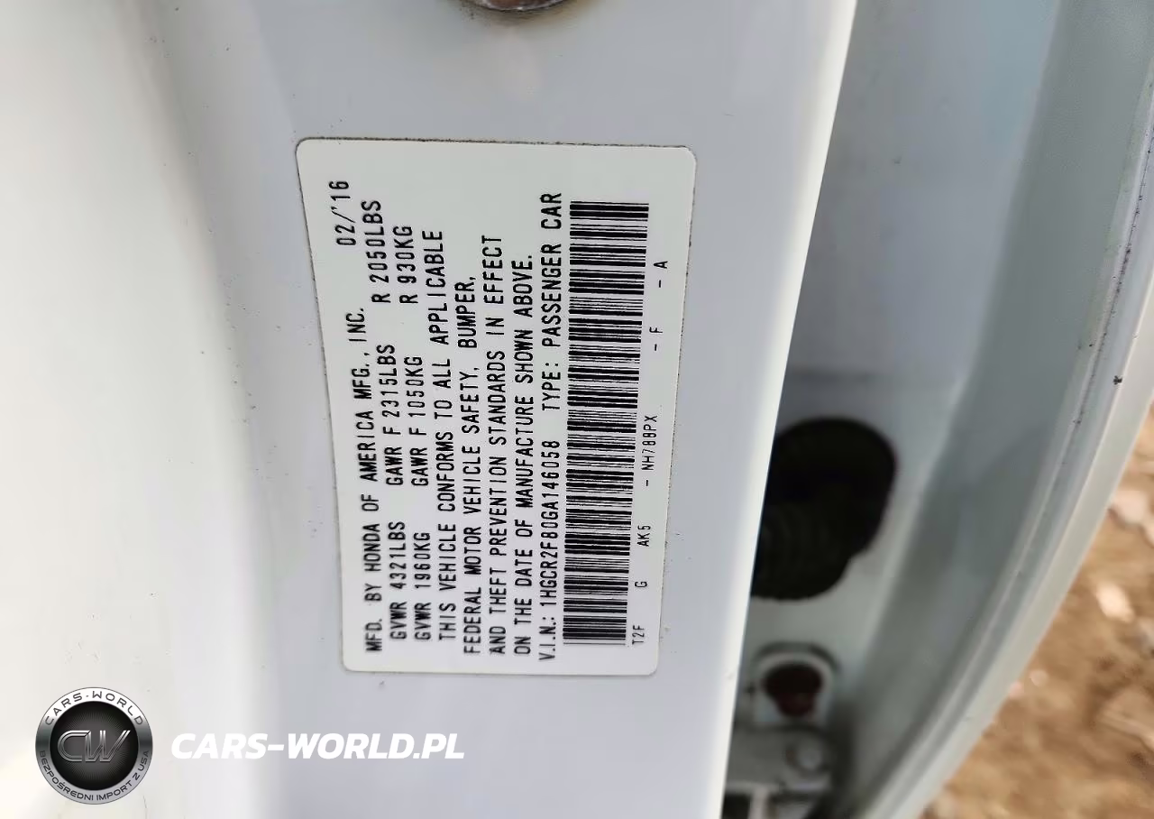 2016 Honda Accord Exl VIN:1HGCR2F80GA146058 - 12