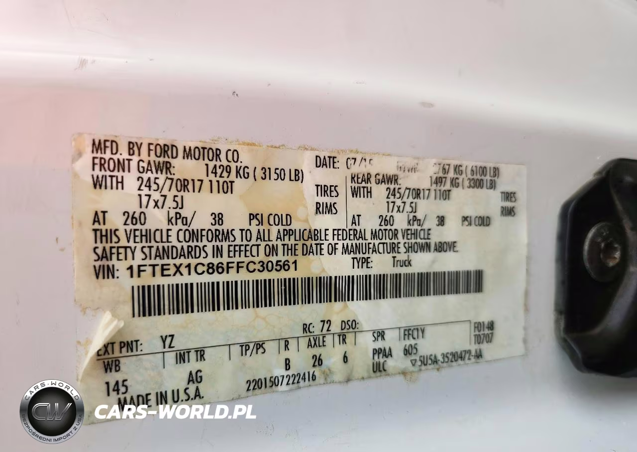 2015 Ford F150 Super Cab VIN:1FTEX1C86FFC30561 - 12