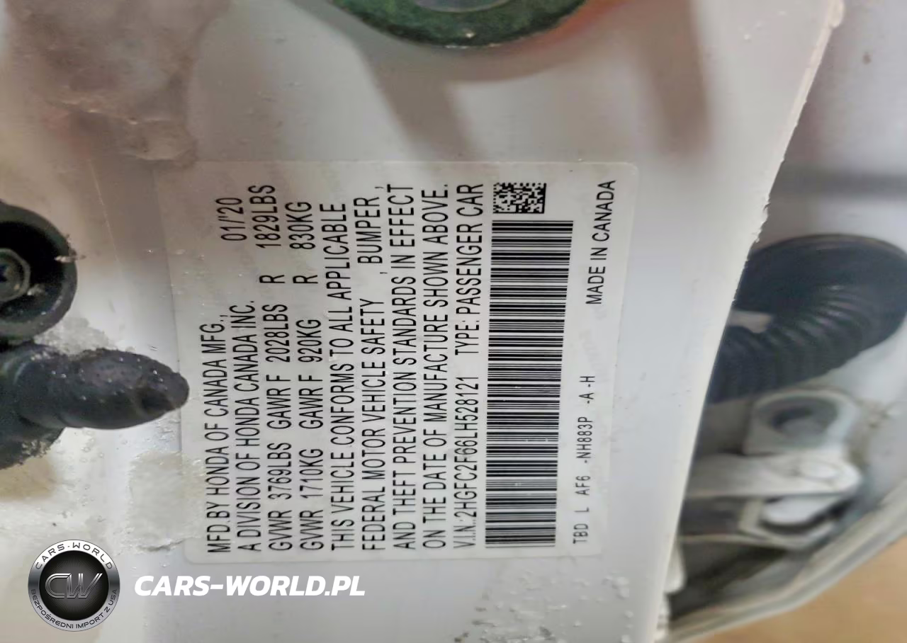 2020 Honda Civic Lx VIN:2HGFC2F66LH528121 - 13