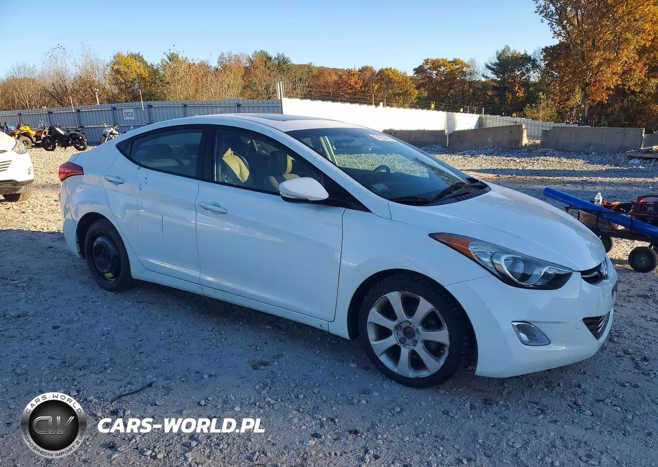 2013 Hyundai Elantra Limited VIN:5NPDH4AE6DH427221 - 4