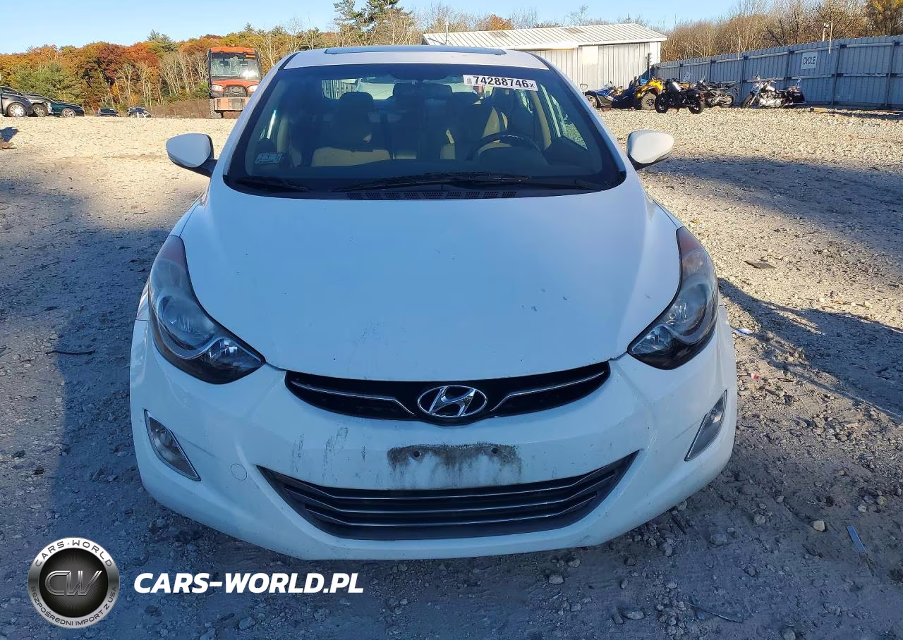 2013 Hyundai Elantra Limited VIN:5NPDH4AE6DH427221 - 5