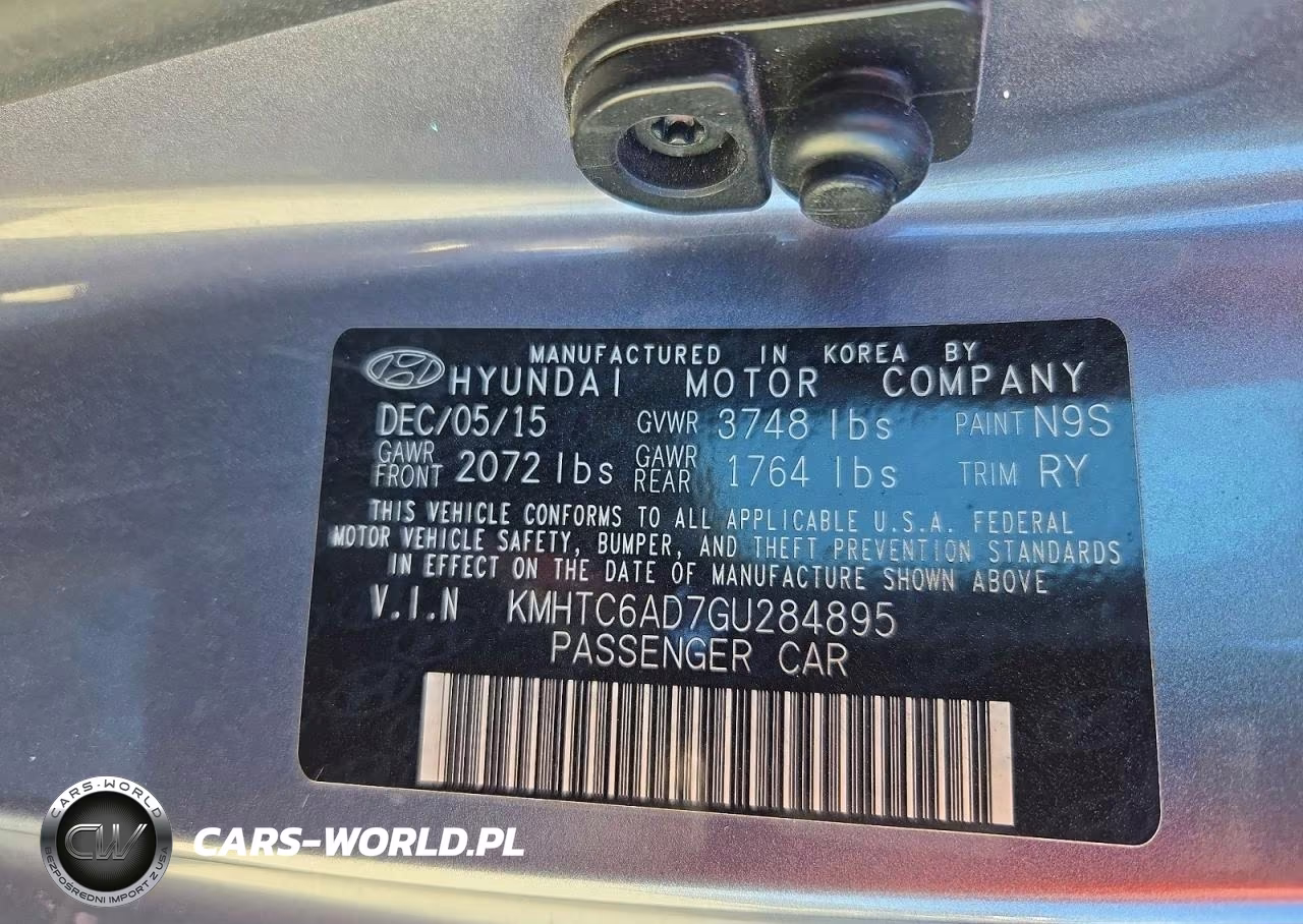 2016 Hyundai Veloster Base VIN:KMHTC6AD7GU284895 - 13