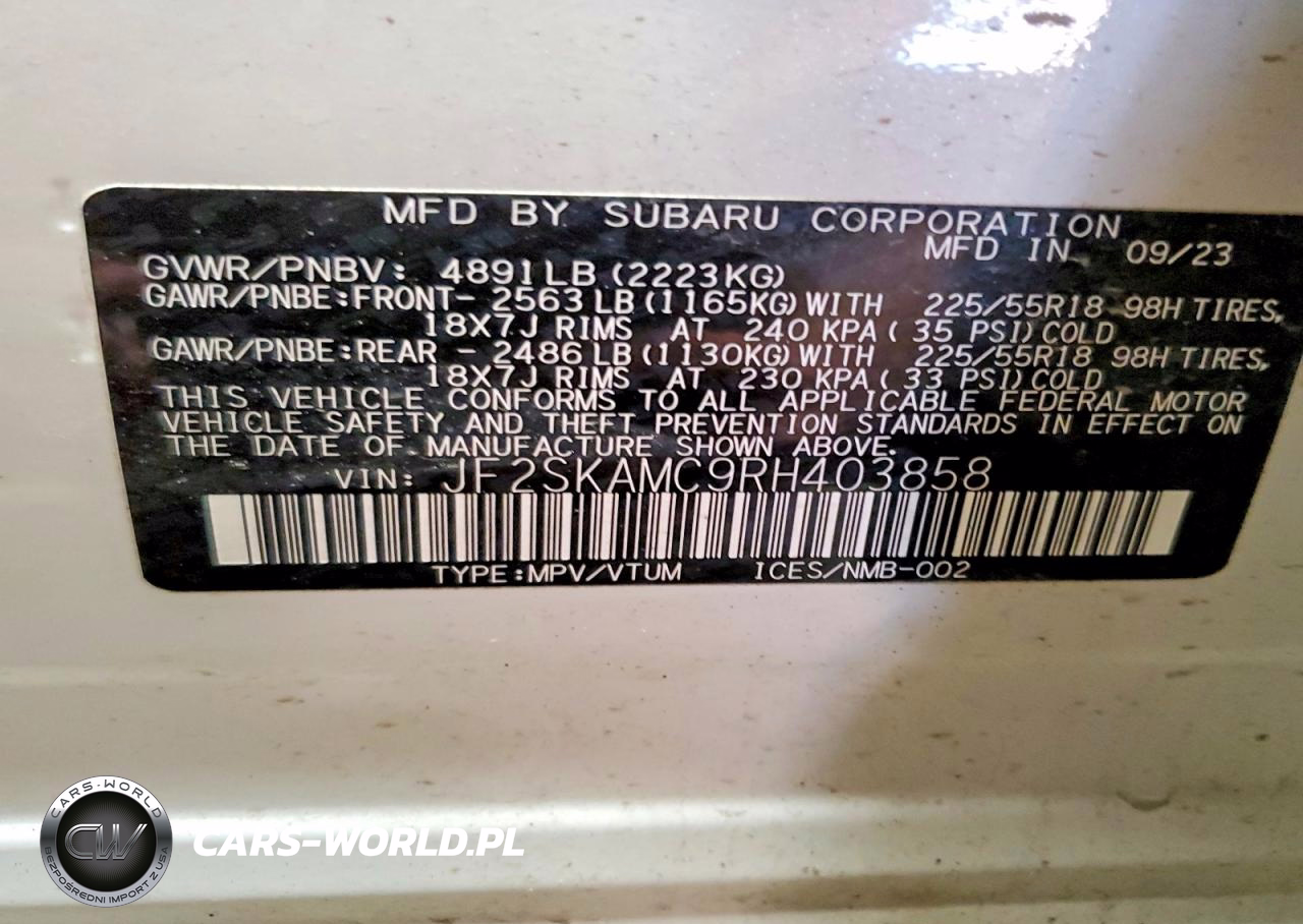 2024 Subaru Forester Touring VIN:JF2SKAMC9RH403858 - 13