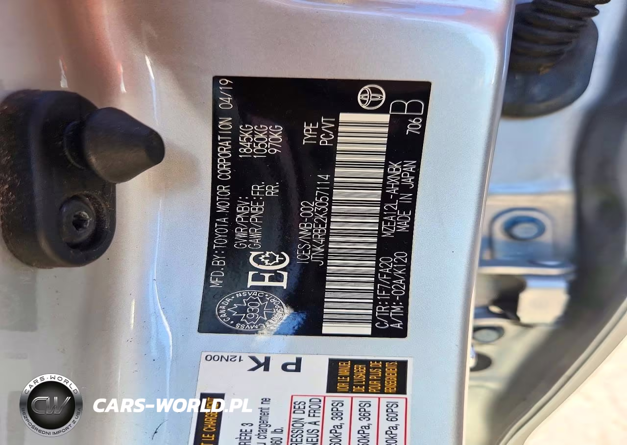 2019 Toyota Corolla Hatchback Se VIN:JTNK4RBE2K3057114 - 12