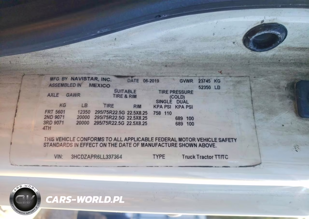 2020 International Lt625 Semi Truck VIN:3HCDZAPR6LL337364 - 10