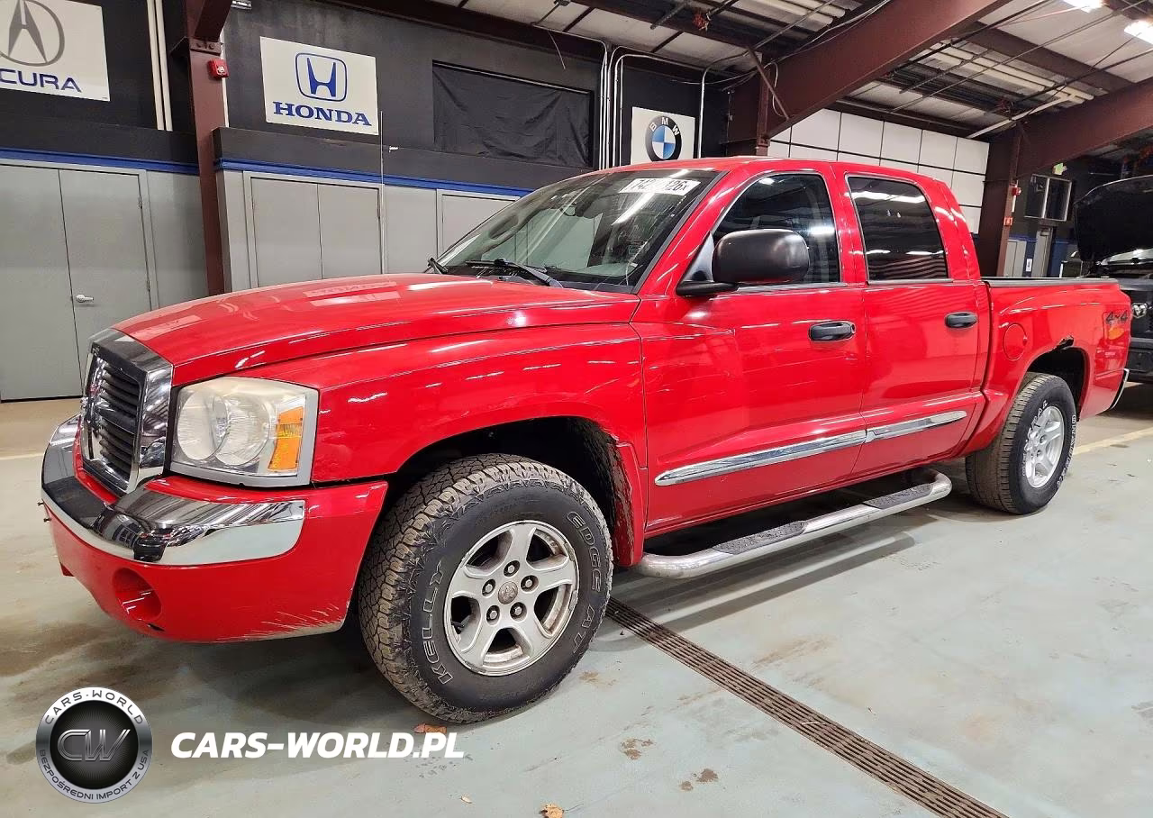 2005 Dodge Dakota Quad Laramie VIN:1D7HW58N35S227618 - 1