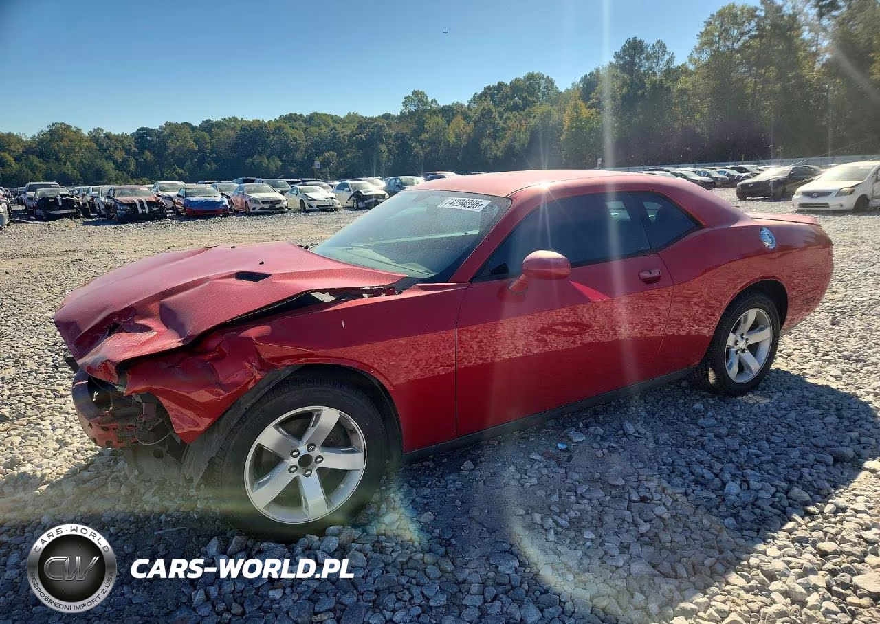 2012 Dodge Challenger Sxt VIN:2C3CDYAG3CH291660 - 1