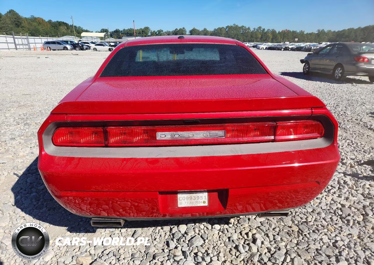 2012 Dodge Challenger Sxt VIN:2C3CDYAG3CH291660 - 6