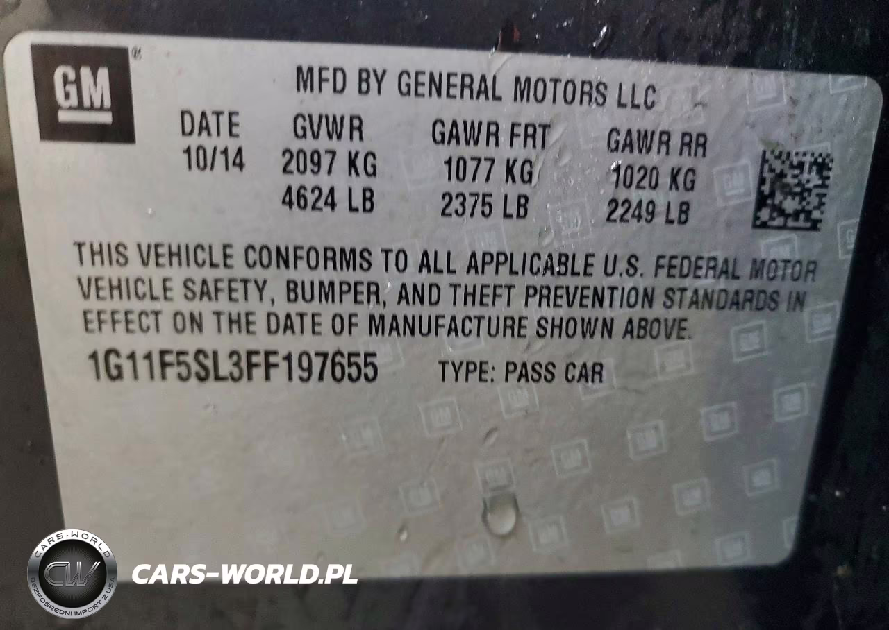 2015 Chevrolet Malibu Ltz VIN:1G11F5SL3FF197655 - 13