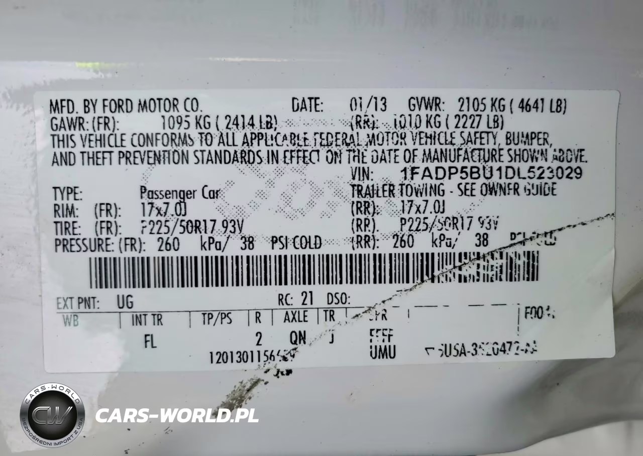 2013 Ford C-Max Sel VIN:1FADP5BU1DL523029 - 14
