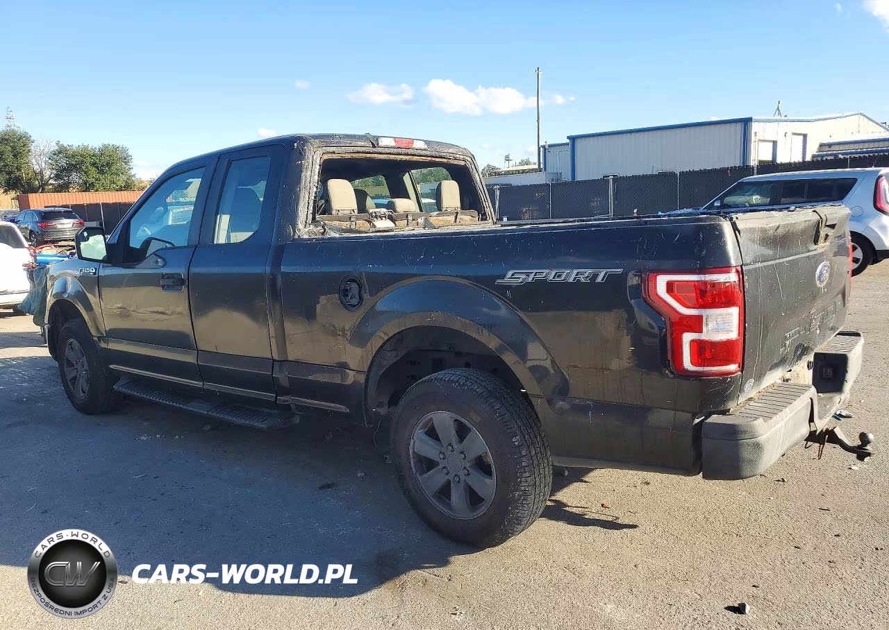 2019 Ford F150 Super Cab VIN:1FTEX1CB4KKD22796 - 2