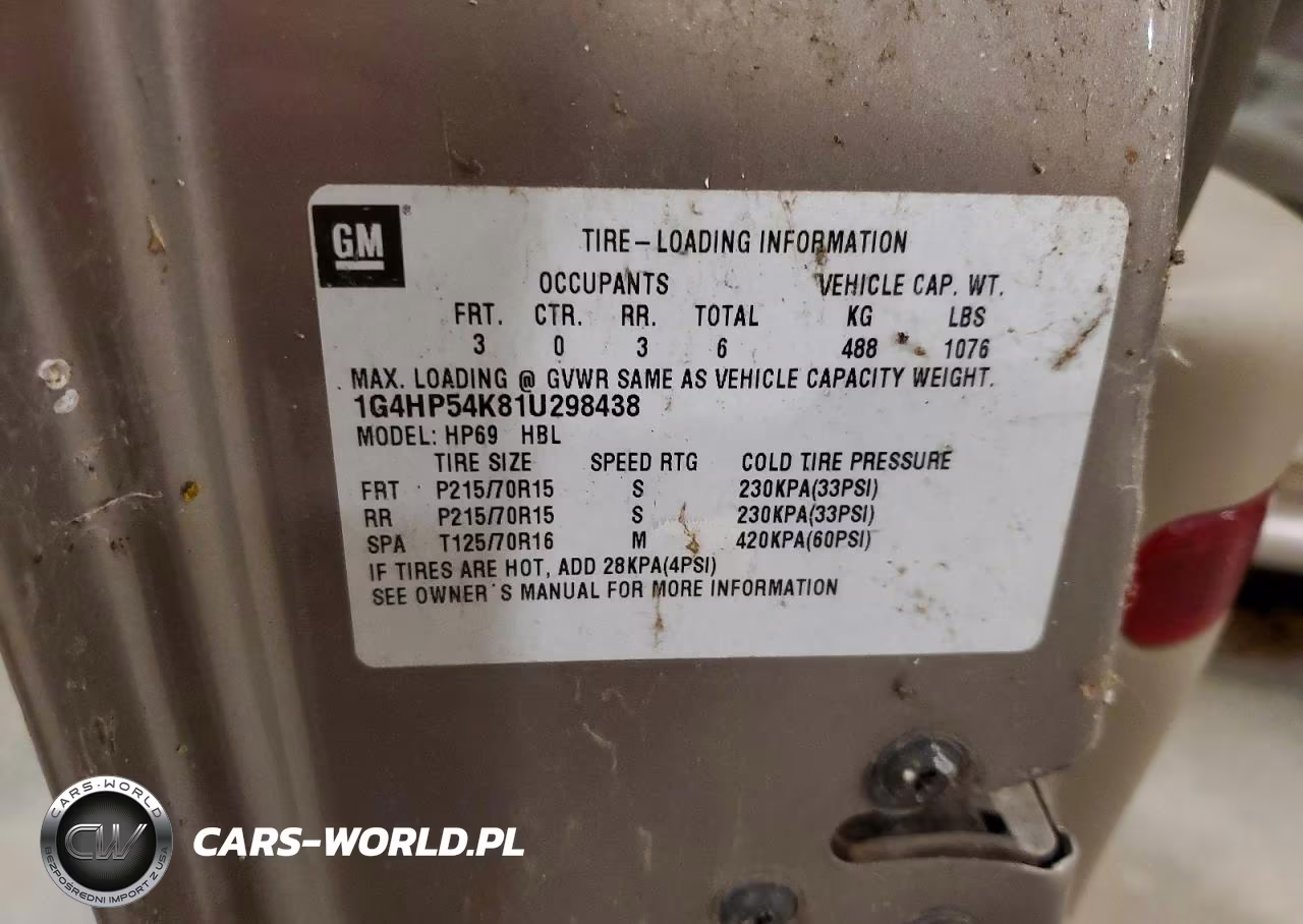 2001 Buick Lesabre Custom VIN:1G4HP54K81U298438 - 12