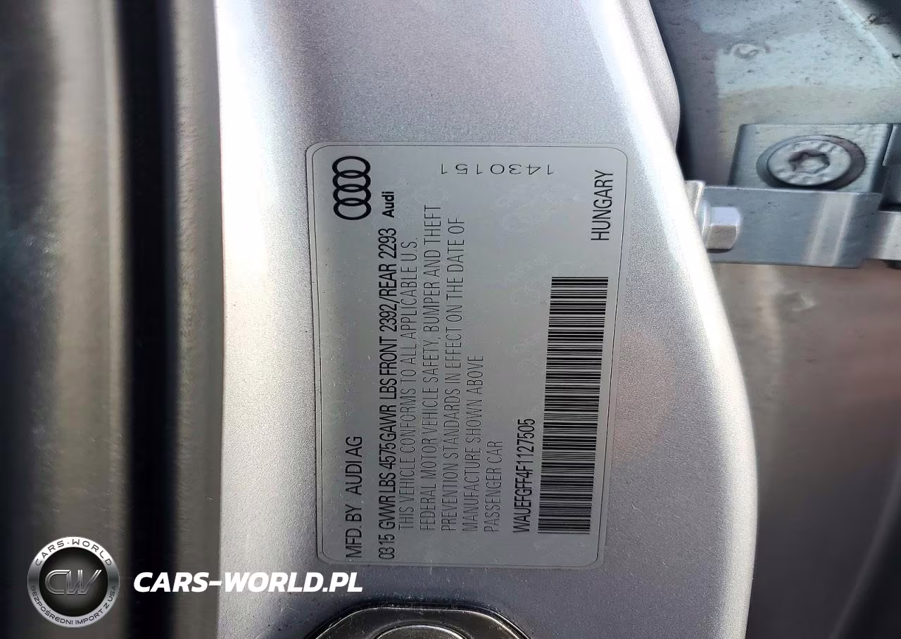 2015 Audi A3 Premium Plus VIN:WAUEFGFF4F1127505 - 12