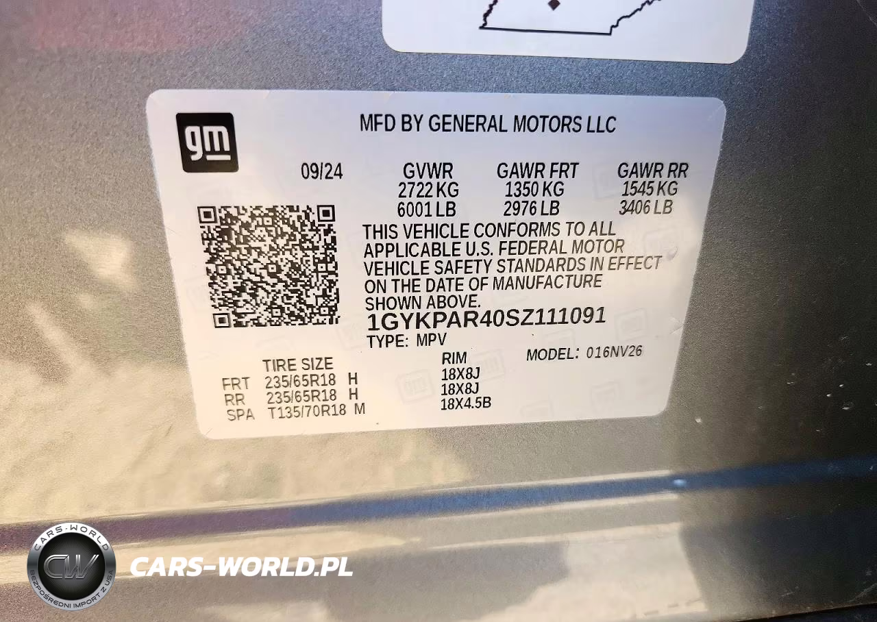 2025 Cadillac Xt6 Luxury VIN:1GYKPAR40SZ111091 - 13
