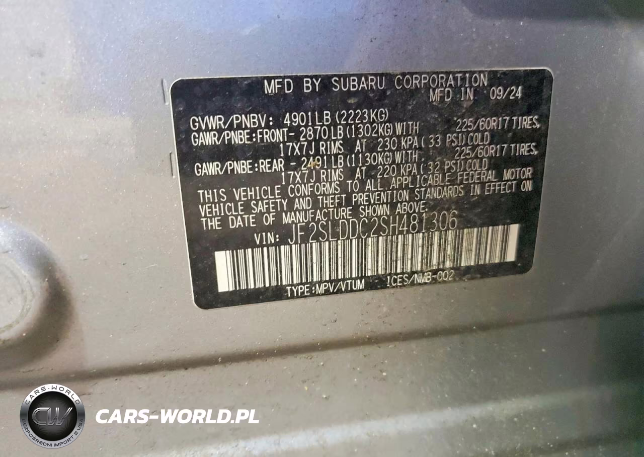 2025 Subaru Forester Premium VIN:JF2SLDDC2SH481306 - 12