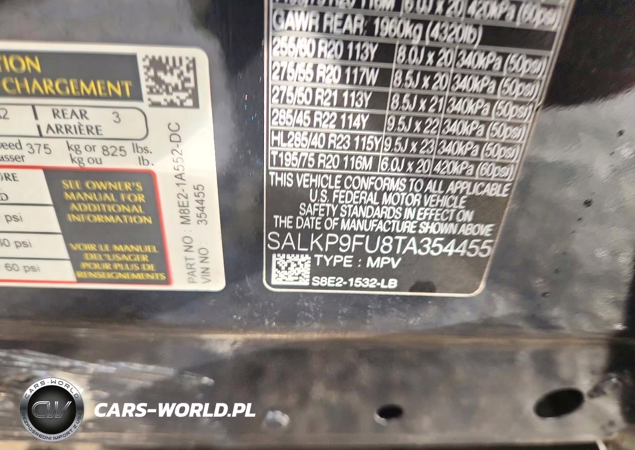 2026 Land Rover Range Rover Se VIN:SALKP9FU8TA354455 - 13