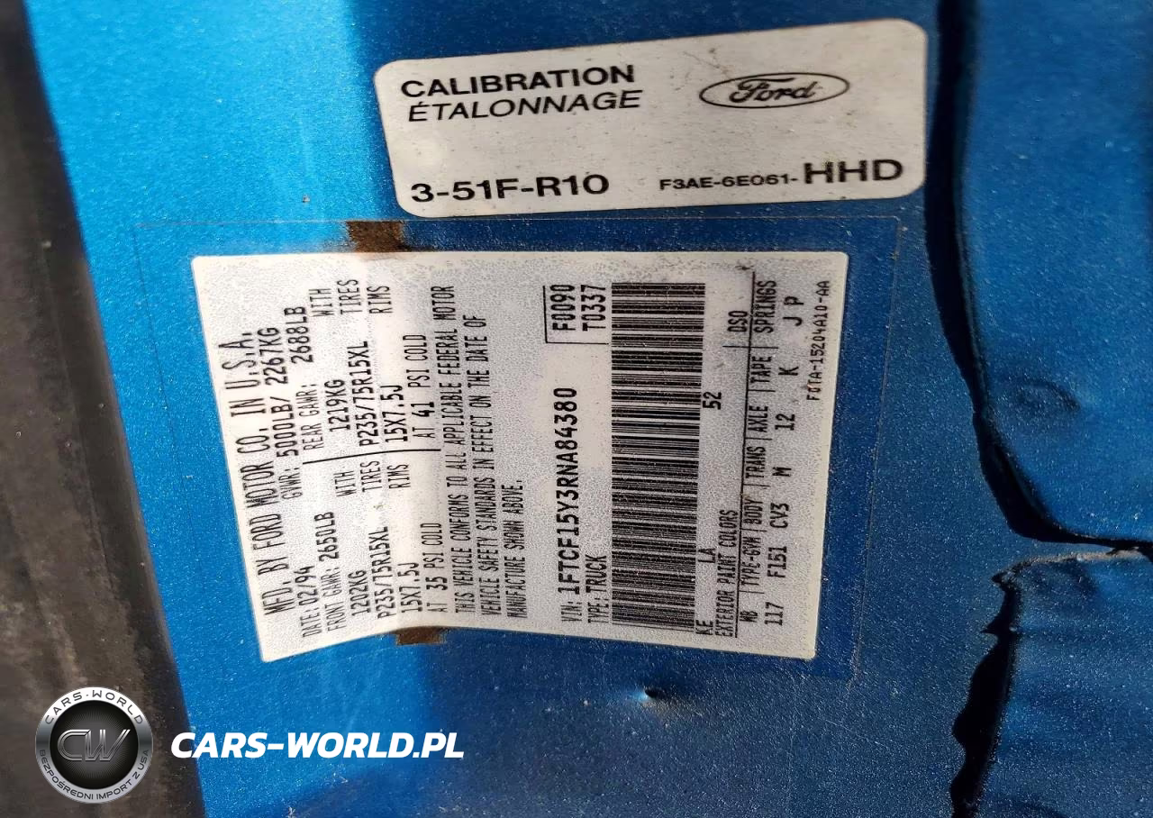 1994 Ford F150 VIN:1FTCF15Y3RNA84380 - 12