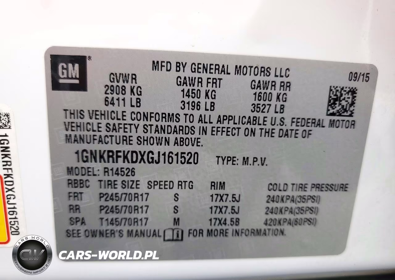 2016 Chevrolet Traverse Ls VIN:1GNKRFKDXGJ161520 - 13