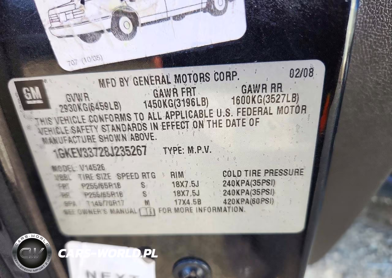2008 GMC Acadia Slt-2 VIN:1GKEV33728J235267 - 13