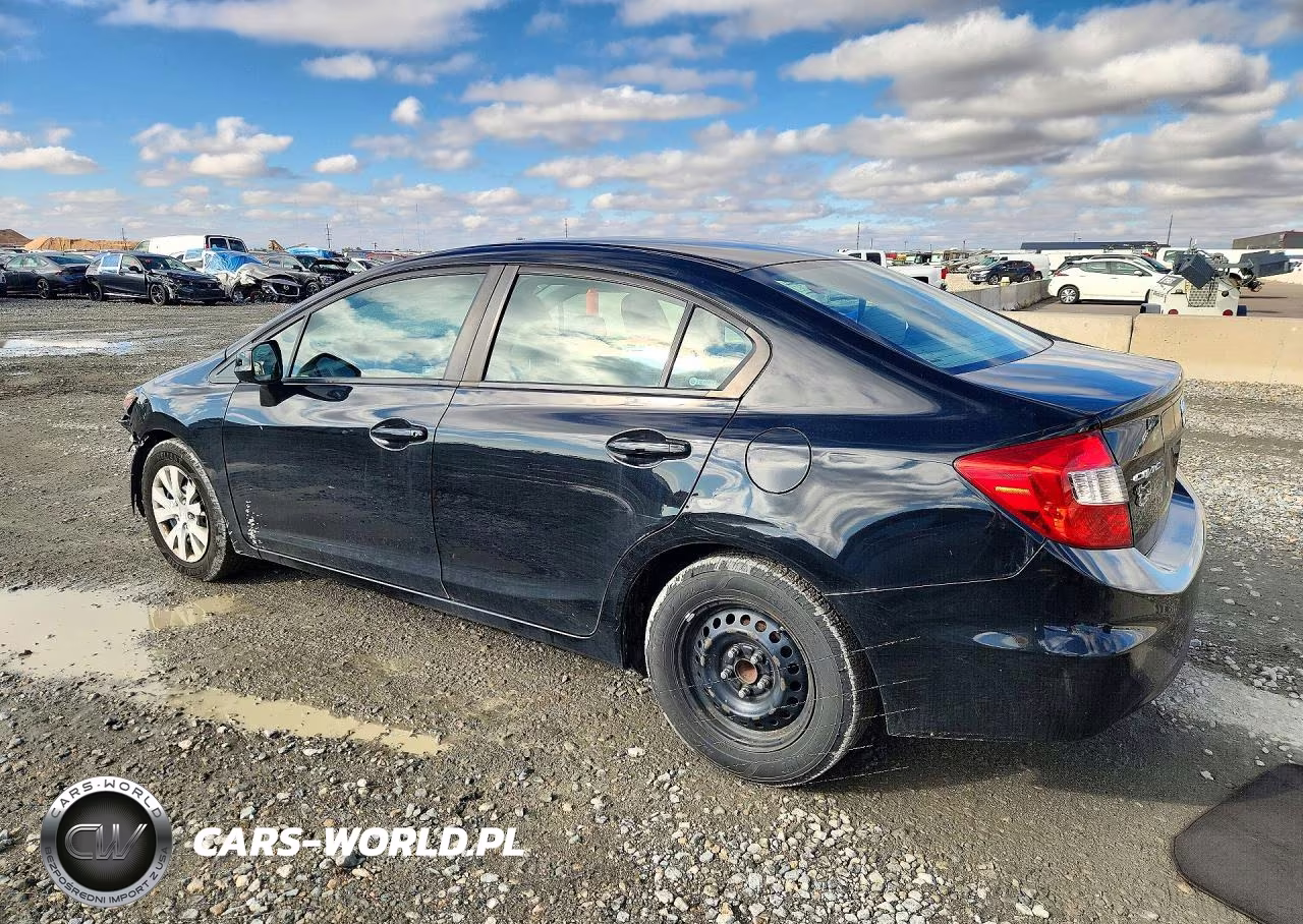 2012 Honda Civic Lx VIN:2HGFB2F51CH323252 - 2