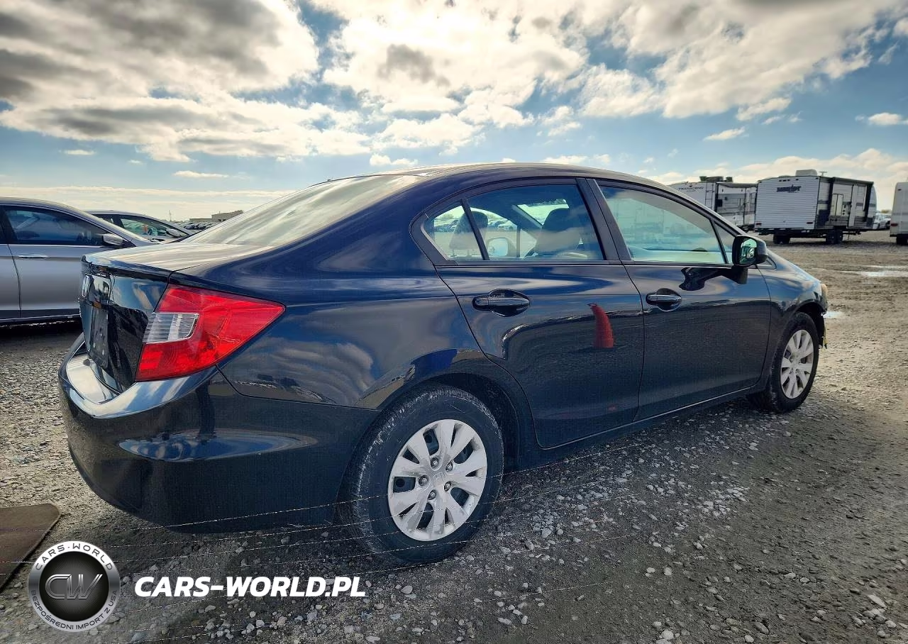 2012 Honda Civic Lx VIN:2HGFB2F51CH323252 - 3