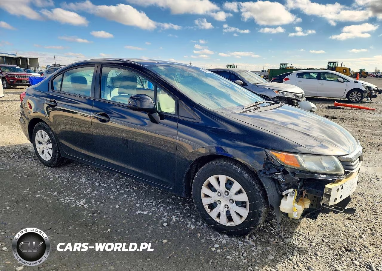 2012 Honda Civic Lx VIN:2HGFB2F51CH323252 - 4