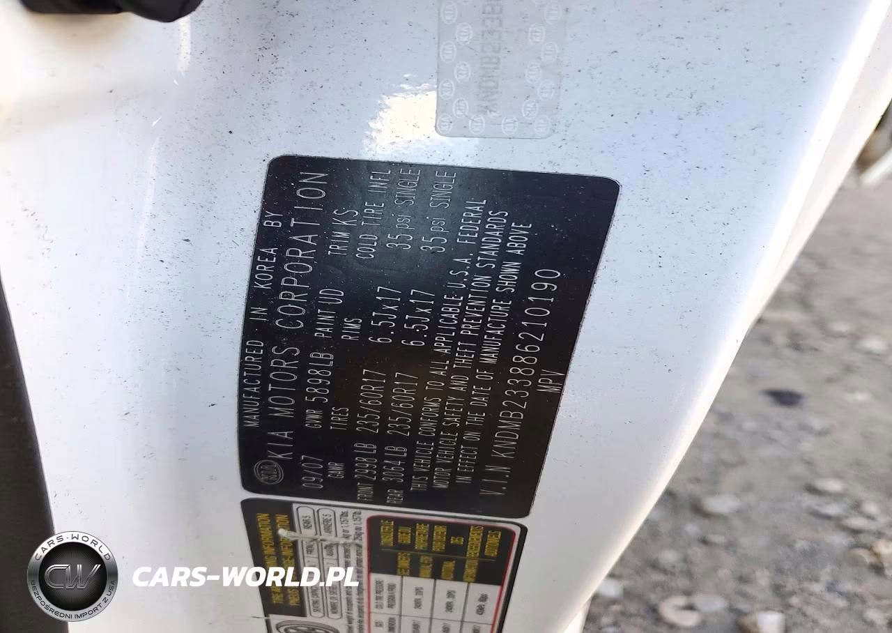 2008 Kia Sedona Lx VIN:KNDMB233886210190 - 13