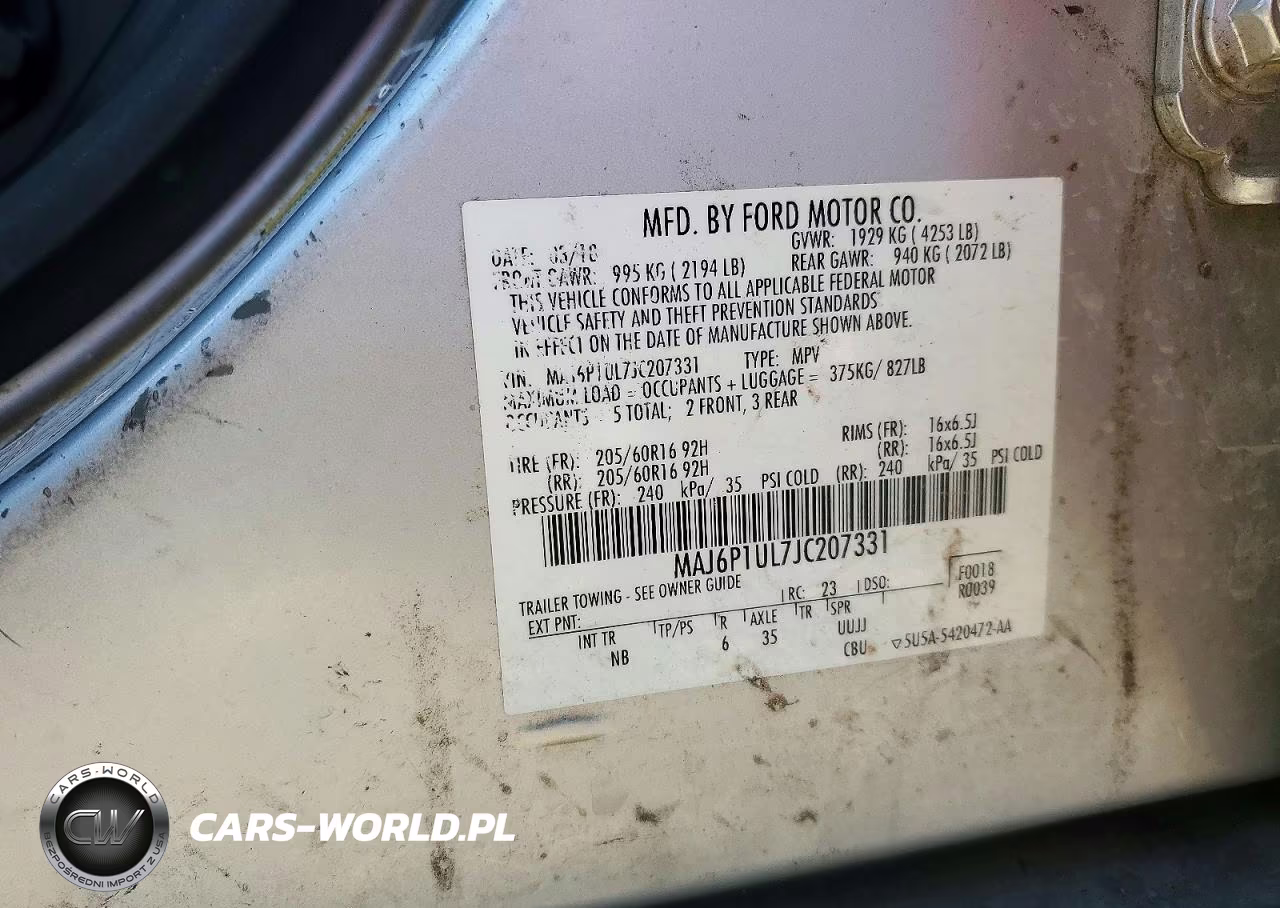 2018 Ford Ecosport Se VIN:MAJ6P1UL7JC207331 - 13