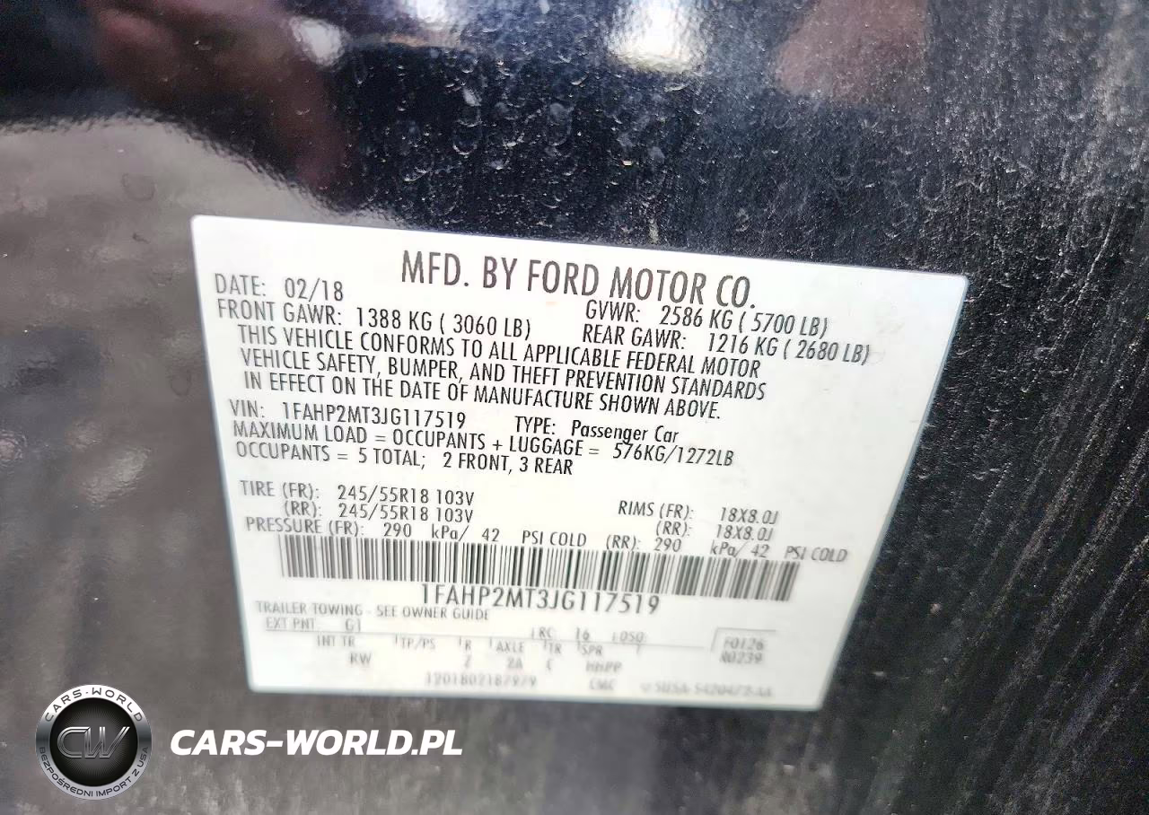 2018 Ford Taurus Police Interceptor VIN:1FAHP2MT3JG117519 - 12