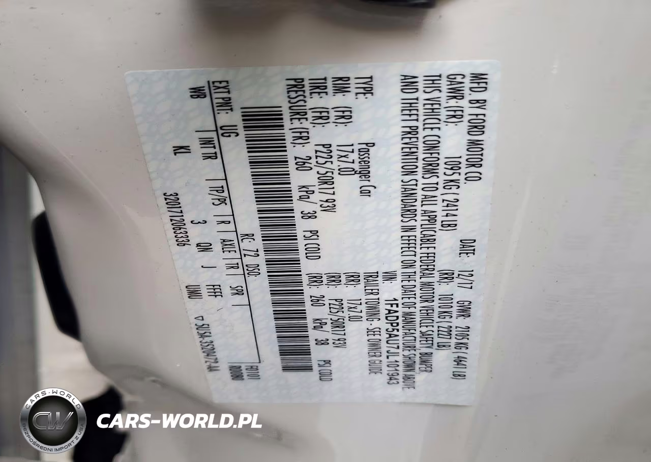 2018 Ford C-Max Se VIN:1FADP5AU7JL101943 - 14