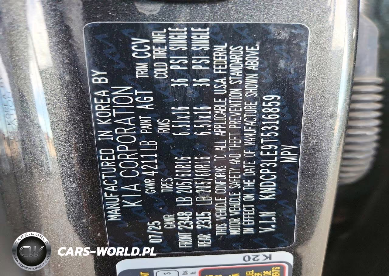2026 Kia Niro Lx VIN:KNDCP3LE9T5316859 - 14