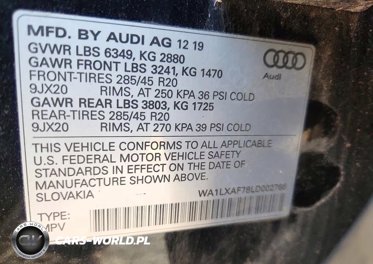 2020 Audi Q7 Premium Plus VIN:WA1LXAF78LD002766 - 13