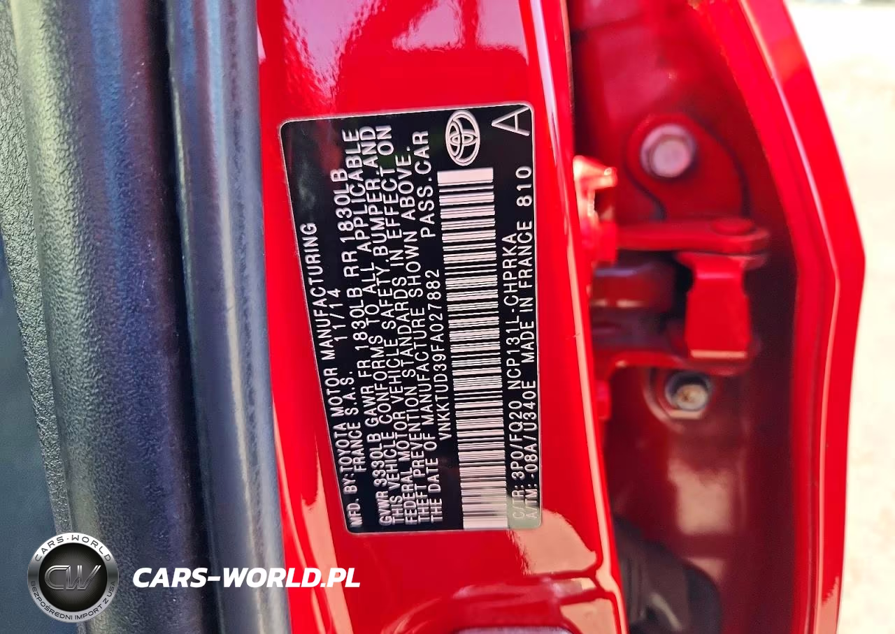 2015 Toyota Yaris 5-Door L VIN:VNKKTUD39FA027882 - 12