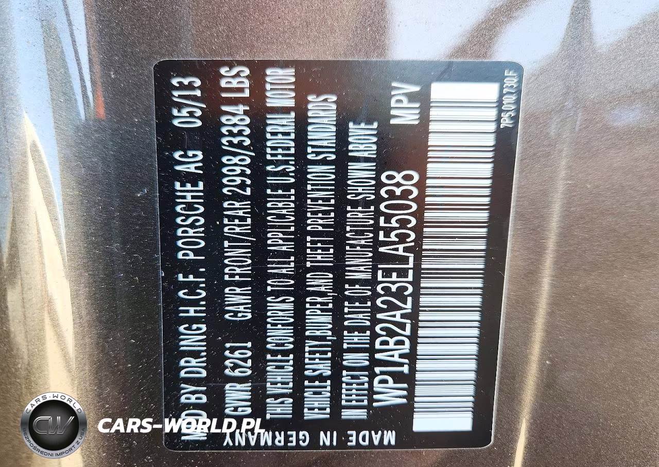 2014 Porsche Cayenne S VIN:WP1AB2A23ELA55038 - 13
