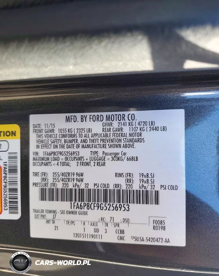 2016 Ford Mustang Gt VIN:1FA6P8CF9G5256953 - 12