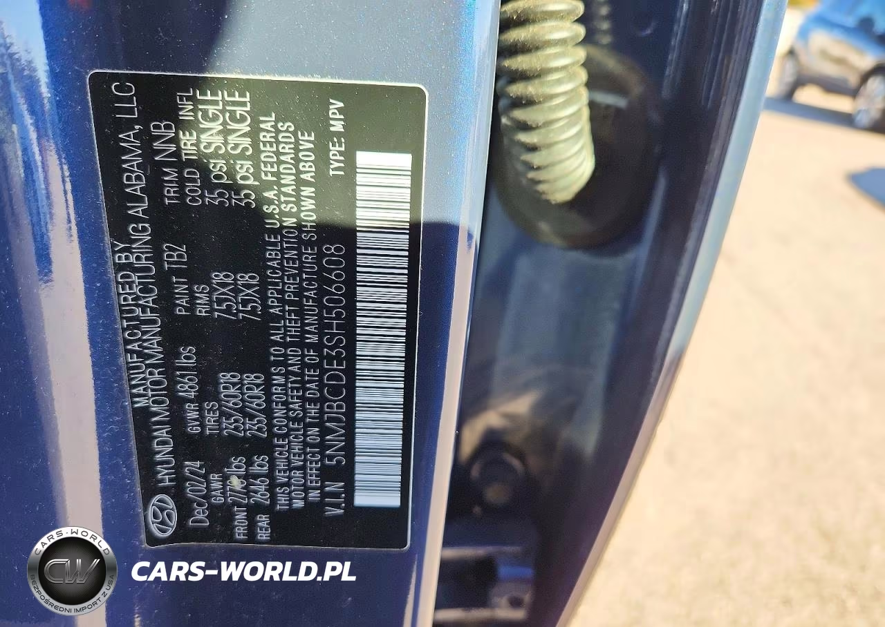2025 Hyundai Tucson Sel VIN:5NMJBCDE3SH506608 - 13