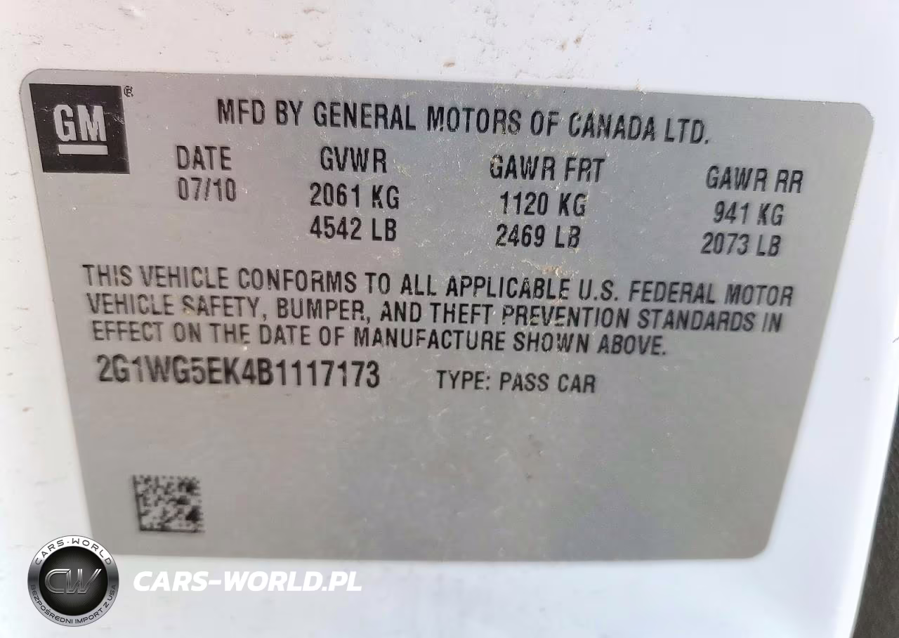 2011 Chevrolet Impala Lt VIN:2G1WG5EK4B1117173 - 13