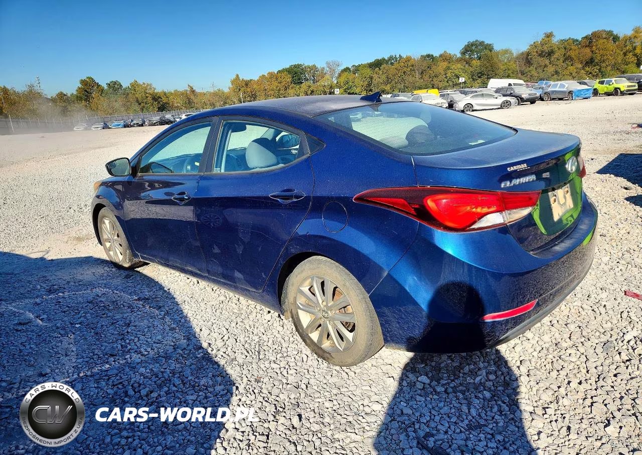 2016 Hyundai Elantra Se VIN:5NPDH4AE1GH725423 - 2