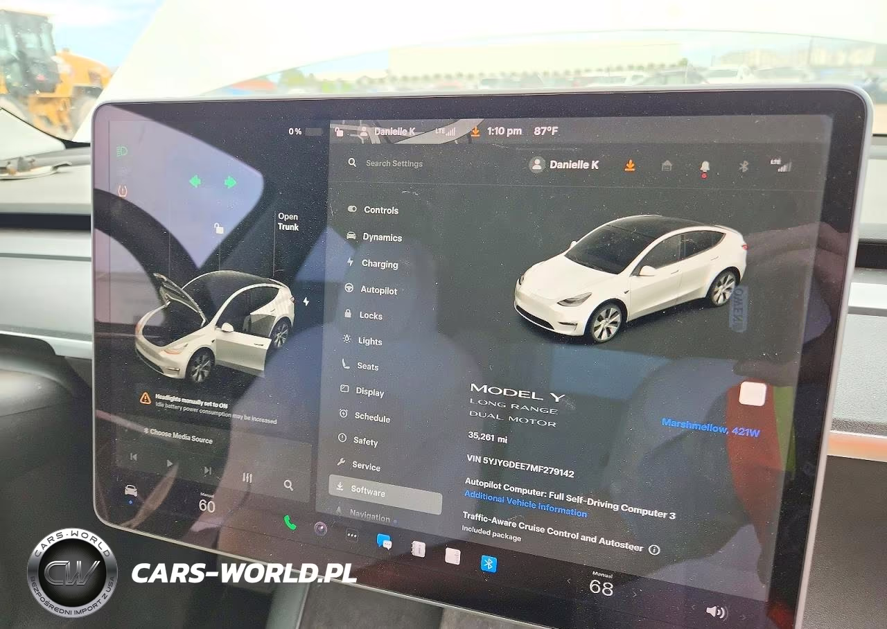 2021 Tesla Model Y Long Range Dual Motor All-Wheel Drive VIN:5YJYGDEE7MF279142 - 9