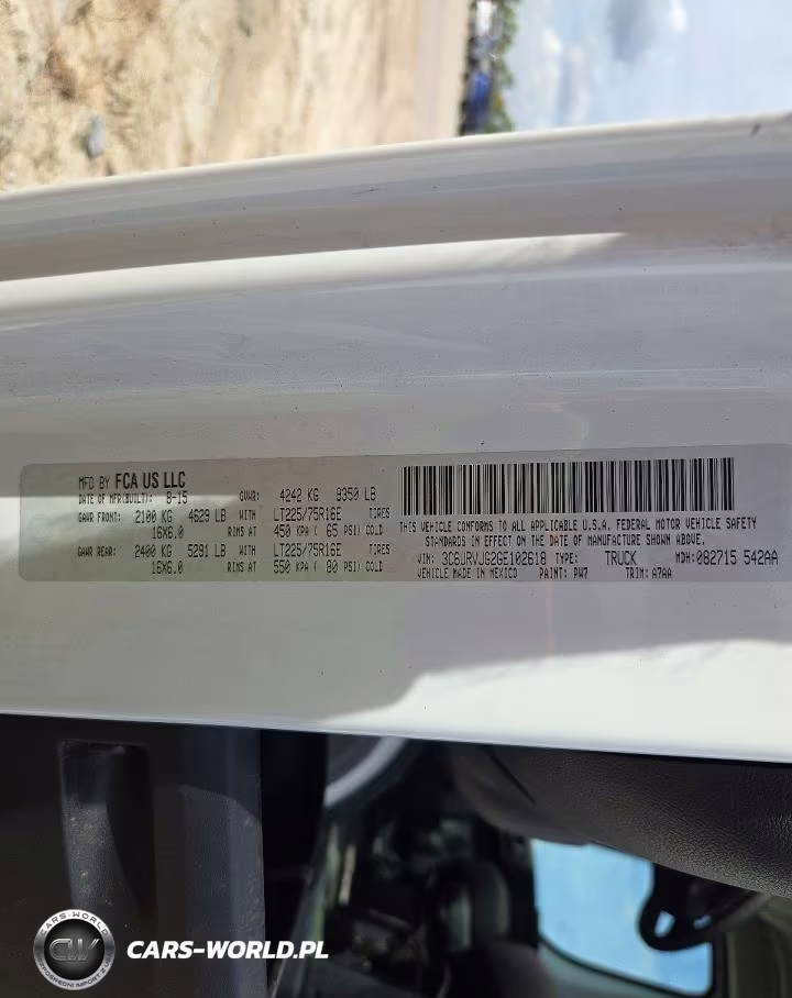 2016 Ram Promaster 3500 3500 High VIN:3C6URVJG2GE102618 - 13