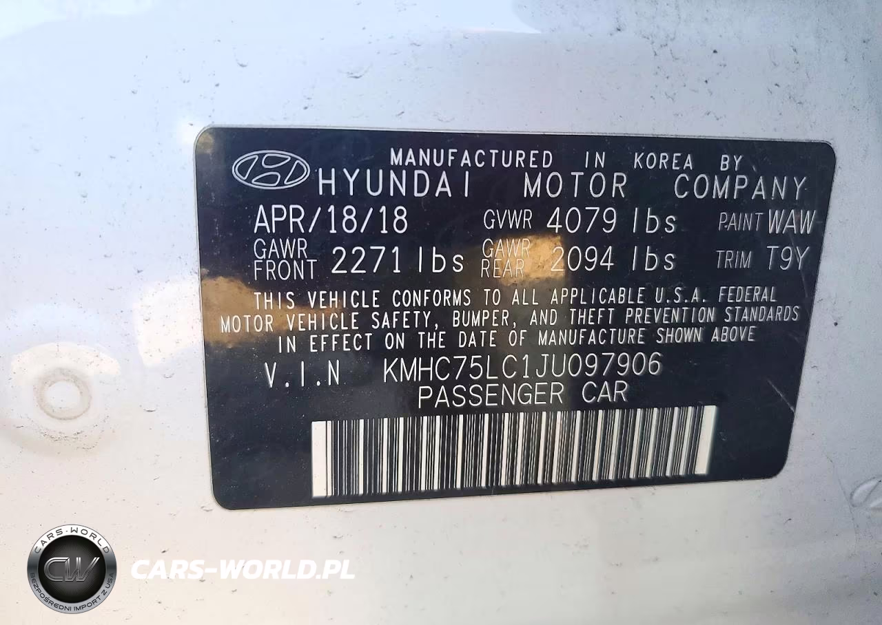 2018 Hyundai Ioniq Sel VIN:KMHC75LC1JU097906 - 12