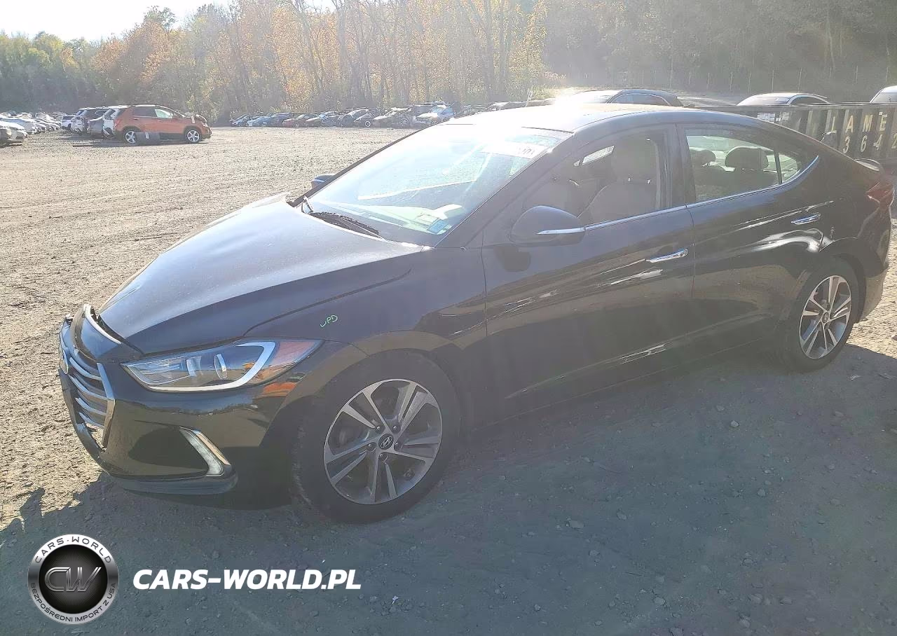2017 Hyundai Elantra Limited VIN:5NPD84LF9HH005522 - 1
