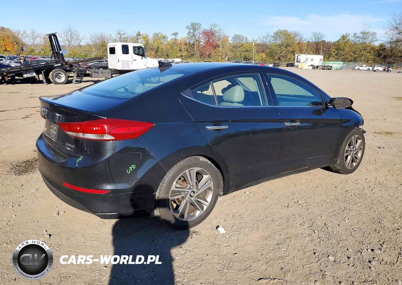 2017 Hyundai Elantra Limited VIN:5NPD84LF9HH005522 - 3