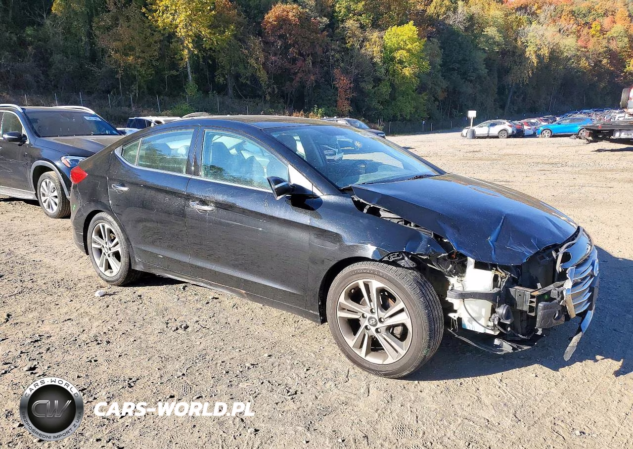 2017 Hyundai Elantra Limited VIN:5NPD84LF9HH005522 - 4