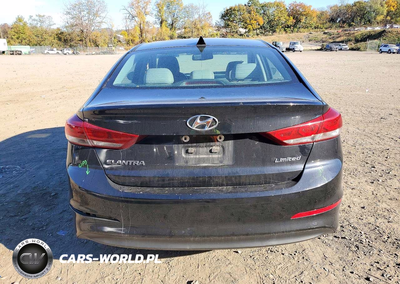 2017 Hyundai Elantra Limited VIN:5NPD84LF9HH005522 - 6