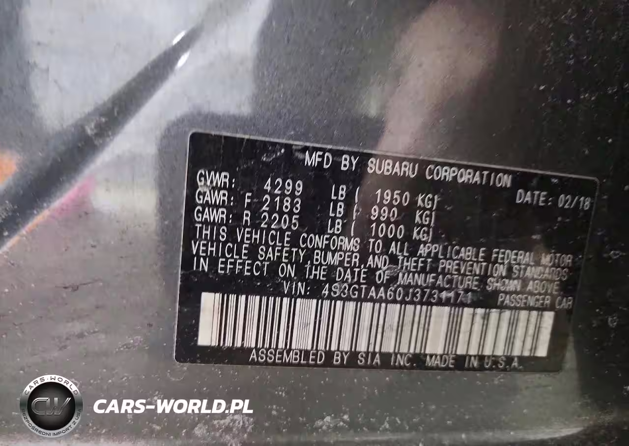 2018 Subaru Impreza VIN:4S3GTAA60J3731171 - 12