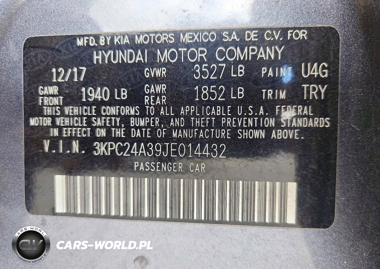 2018 Hyundai Accent Se VIN:3KPC24A39JE014432 - 12