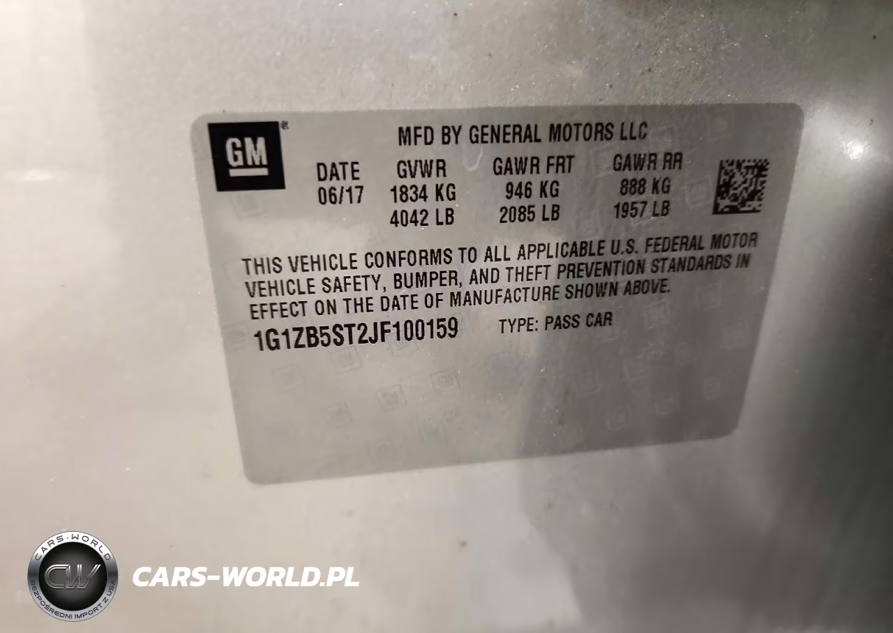 2018 Chevrolet Malibu Ls VIN:1G1ZB5ST2JF100159 - 12