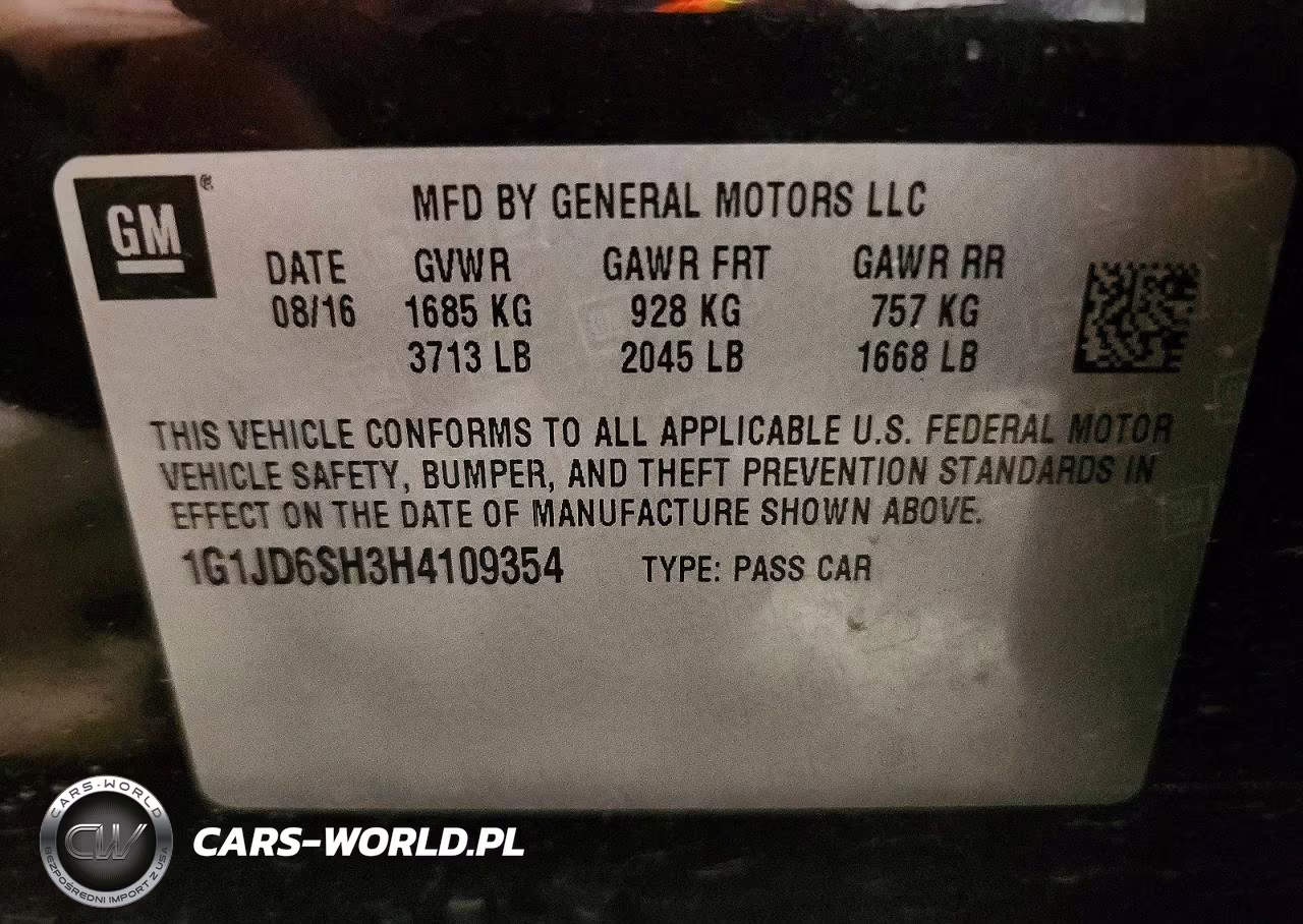 2017 Chevrolet Sonic Lt VIN:1G1JD6SH3H4109354 - 13